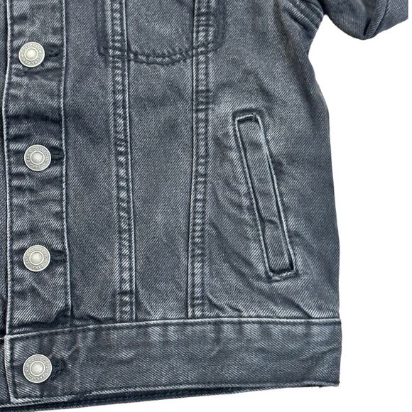 Zara Kids Black Denim Jacket 3-4y - Picture 4 of 5